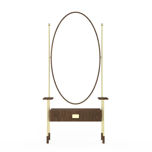 Harmonia Wooden Dresser with Mirror - Image 2