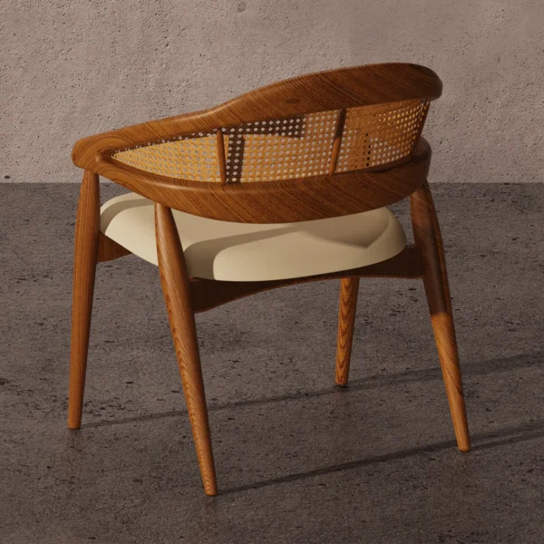 Rattan Crescent Chair By NDS Furniture - Image 2