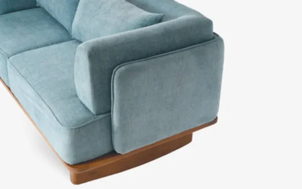 Anish 3 Seater Sofa Blue By Orange Tree - Image 3